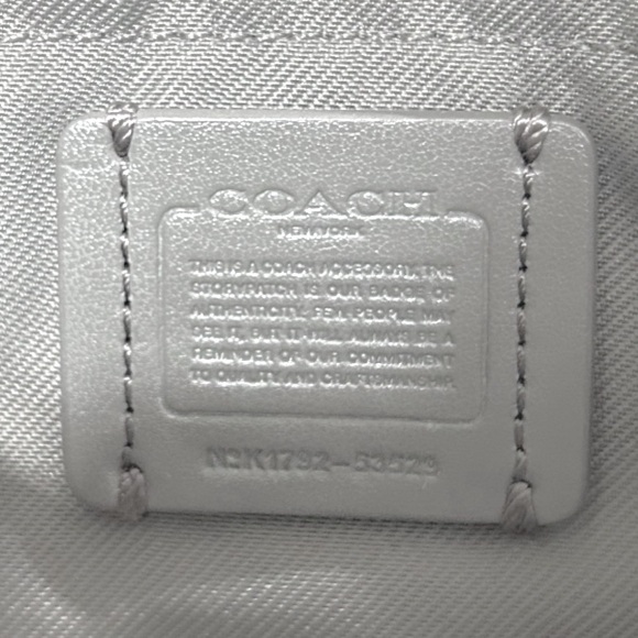 Coach Noa Pop-Up Messenger Crossbody Bag In Gray Pebbled Leather - Picture 7 of 7